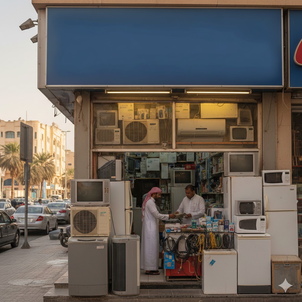 شراء الأجهزة الكهربائية المستعملة بالرياض